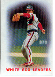 1986 Topps Baseball Cards      156     White Sox Leaders#{Richard Dotson